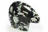 Carved Chinese Writing Rock Bear - California #311494-1